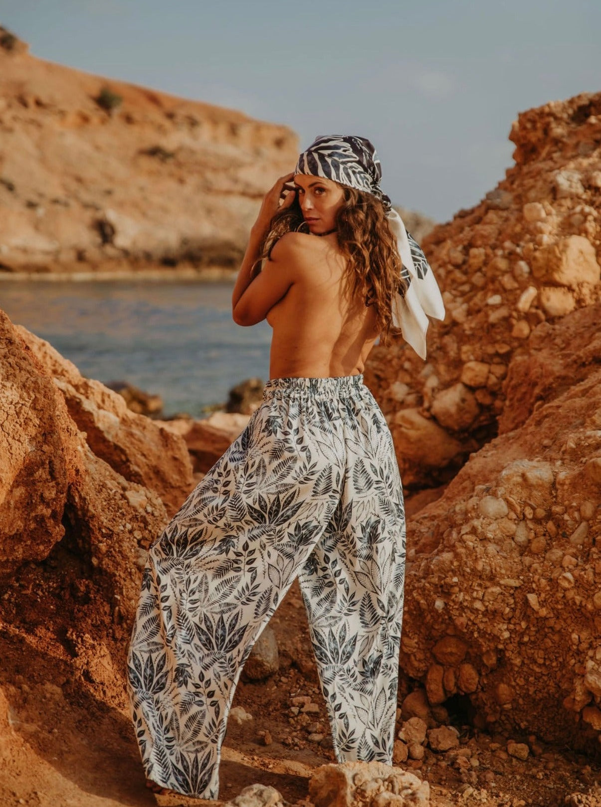 Flora Trousers | Signature Print